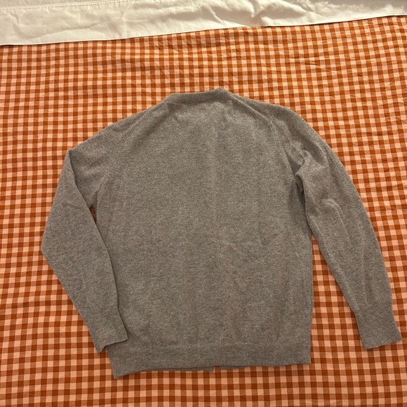 Vintage 1960s Dalton 100% Virgin Cashmere Grey cardigan - M - Picture 3 of 5